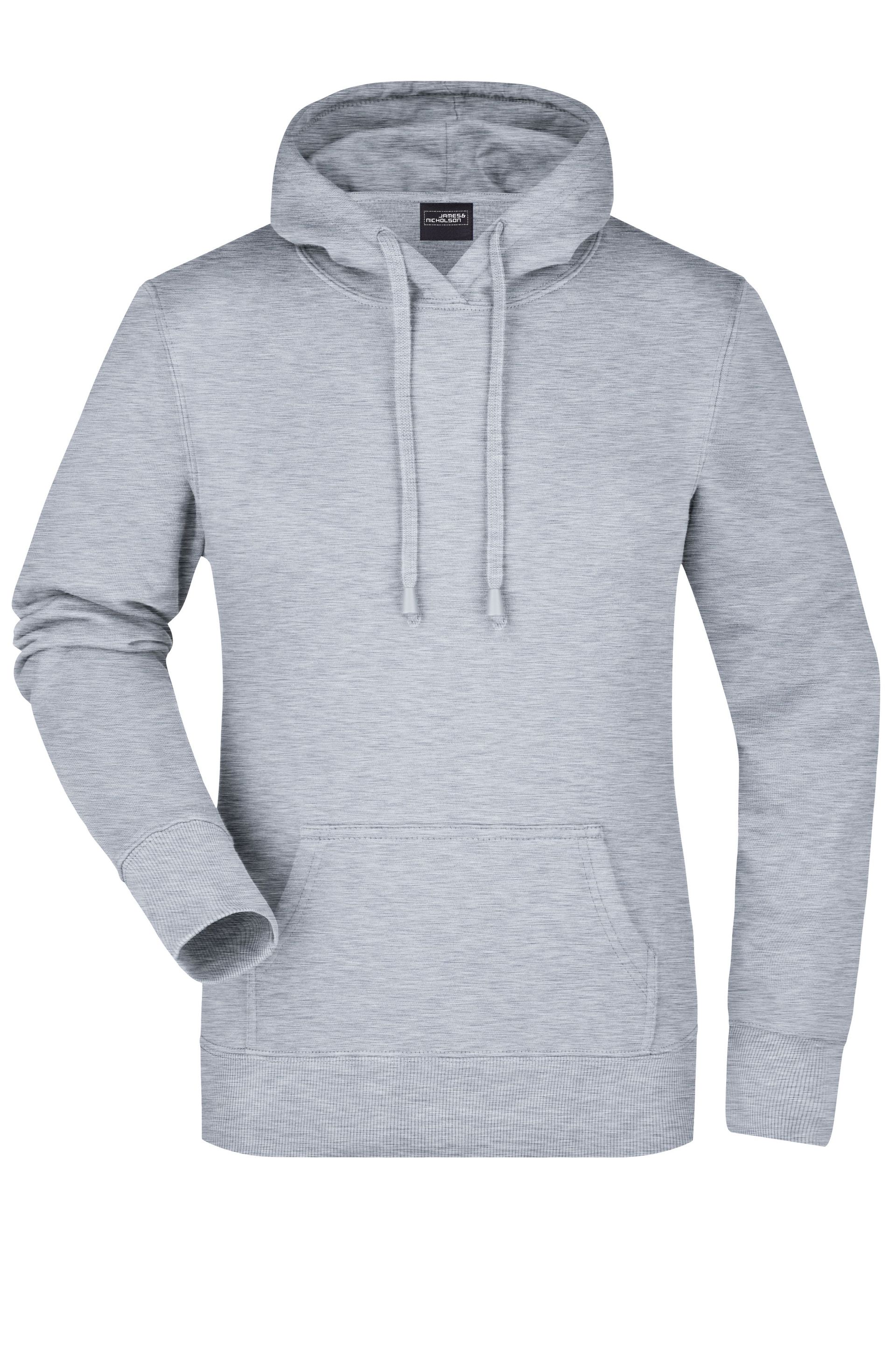 James & Nicholson JN051 Damen-Sweatshirt, Grau, Gr. L