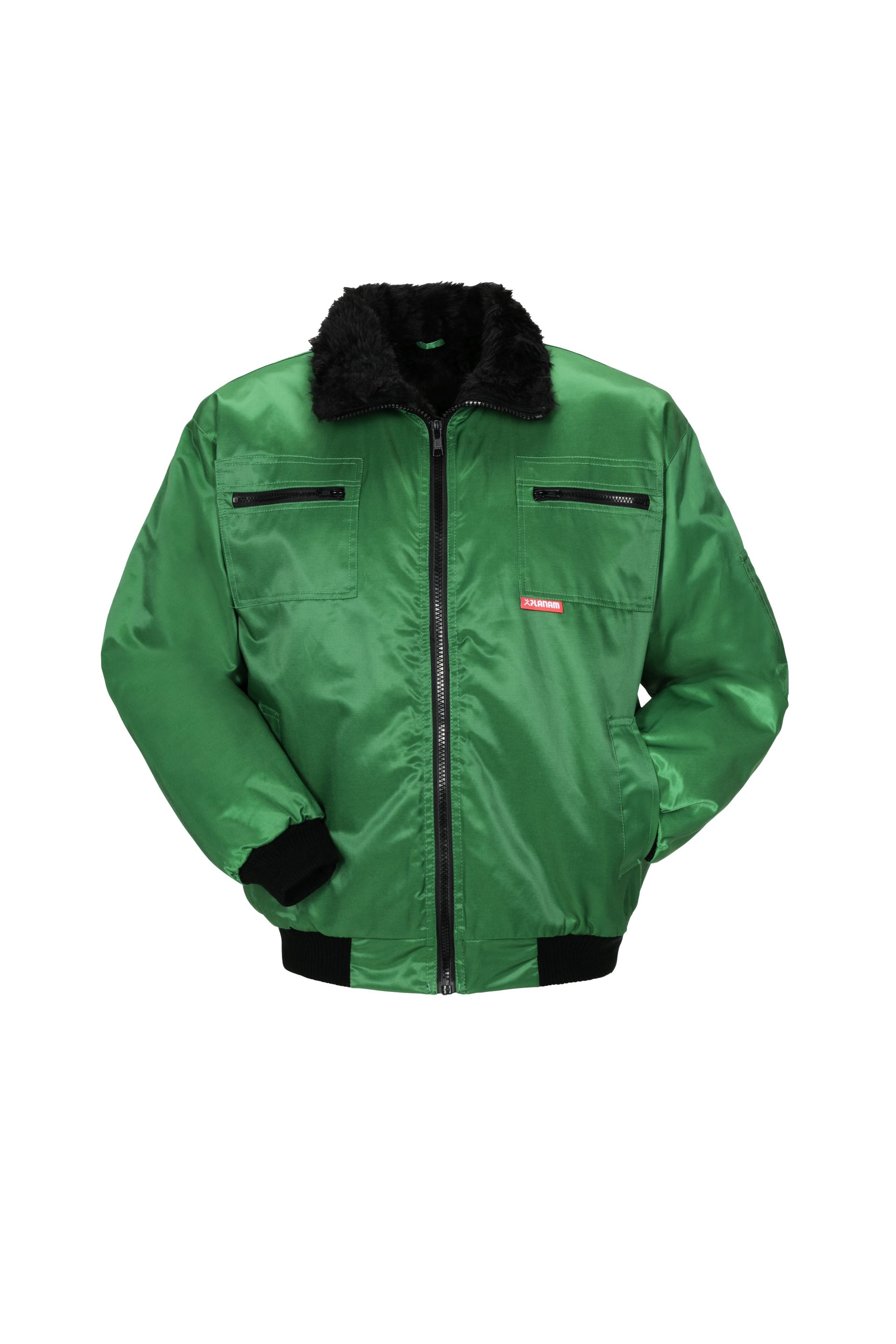 Planam Gletscher Piloten Jacke Outdoor grün Gr. S