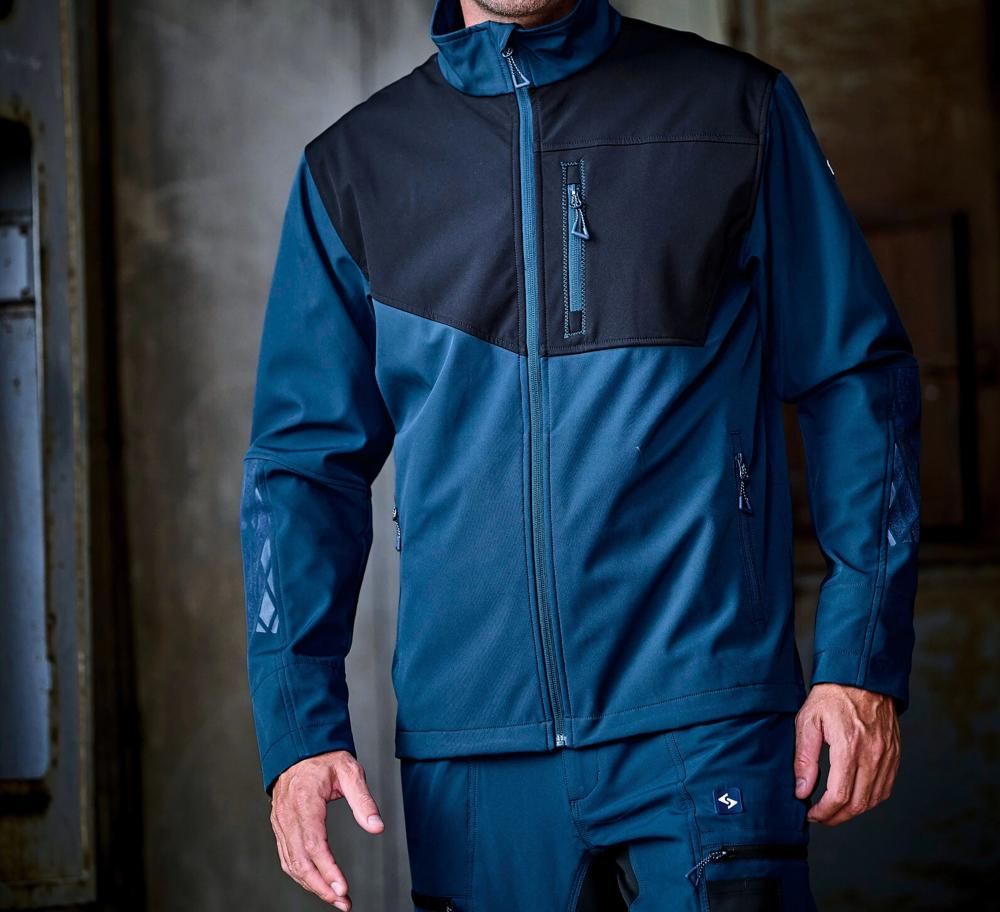 Softshelljacke Expansibleocean-schwarz, Gr. XXL Schweibler Workwear