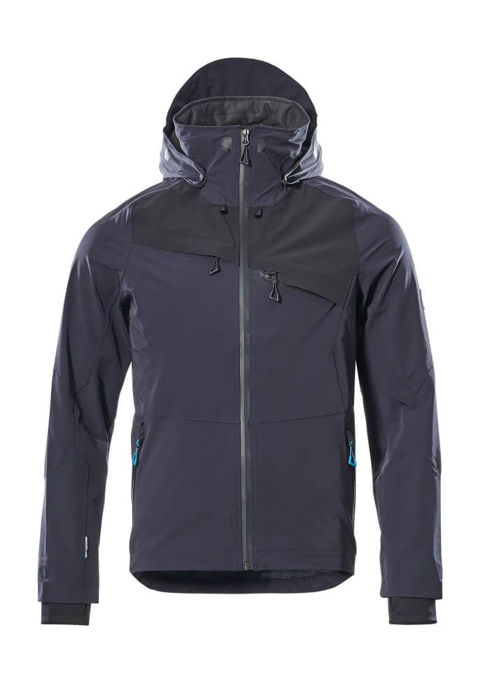 Hard Shell Jacke Schwarzblau/Schwarz, 2XL