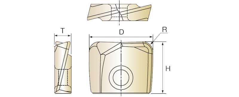 i-XMILL EINSATZ ECKENRADIUS FÜR GRAFIT 13.0