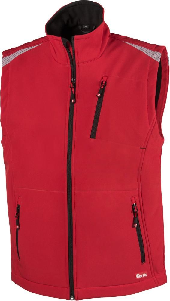 FORTIS Herren Weste 24, rot/schwarz Gr.2XL