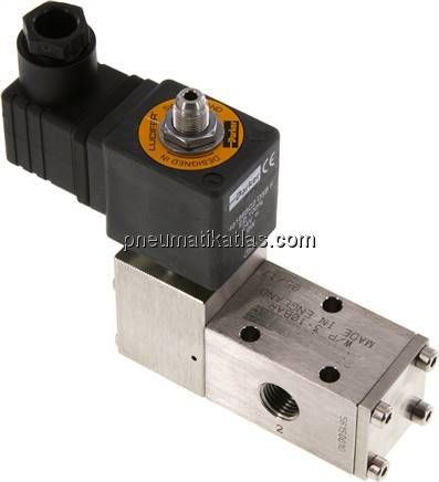 3/2-Wege (NC) Magnetventil, G 1/4", Federrückstellung, 24 V=