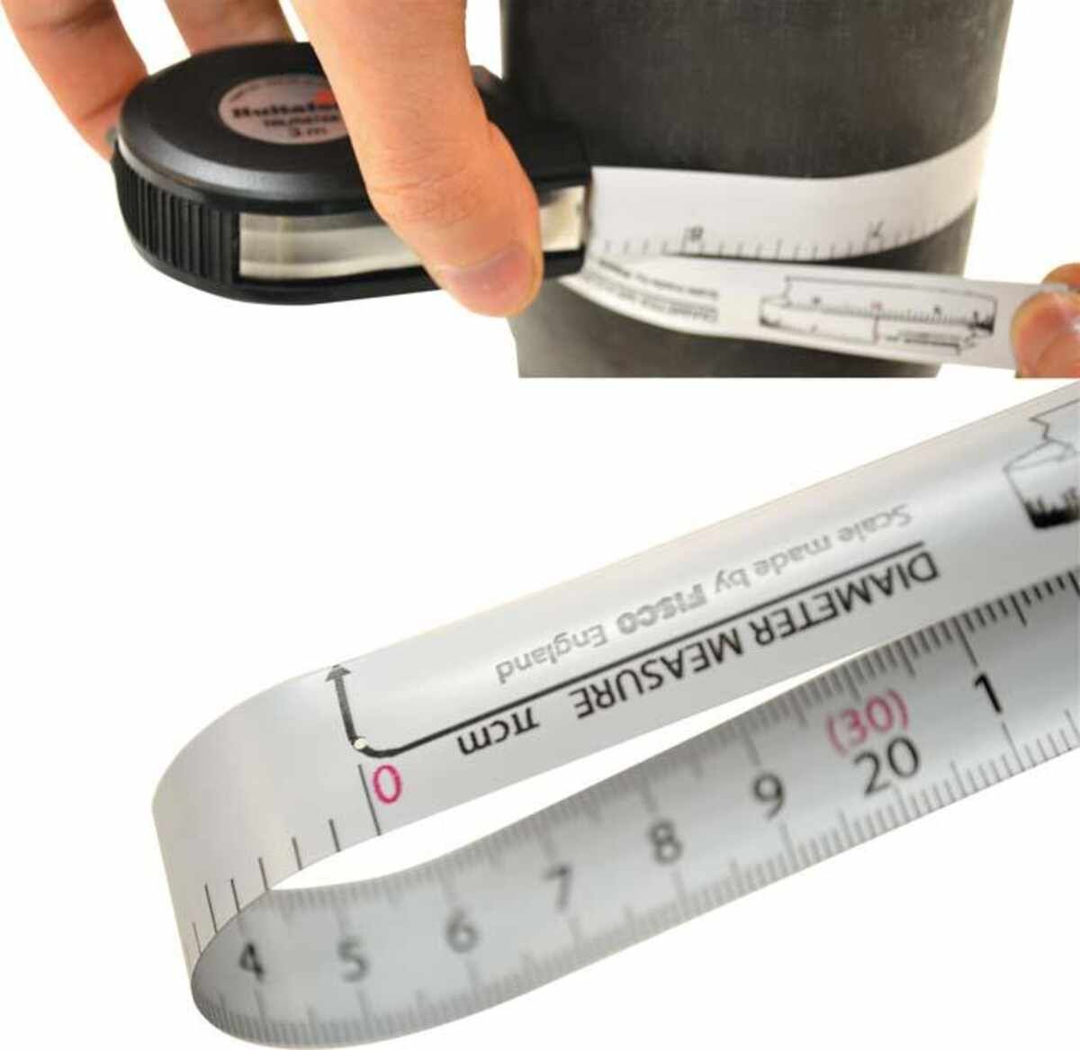 Taschenbandmaß Talmeter 2mx13mm weiß Hultafors