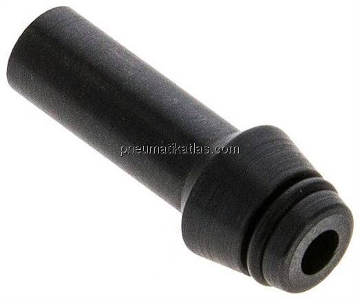 Anschweißnippel 8 x 2mm, Stahl phosphatiert