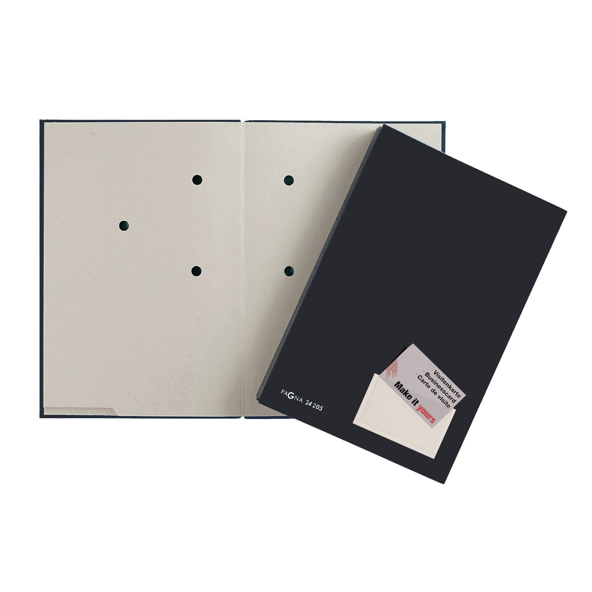 Unterschriftsmappe 20Fächer schwarz