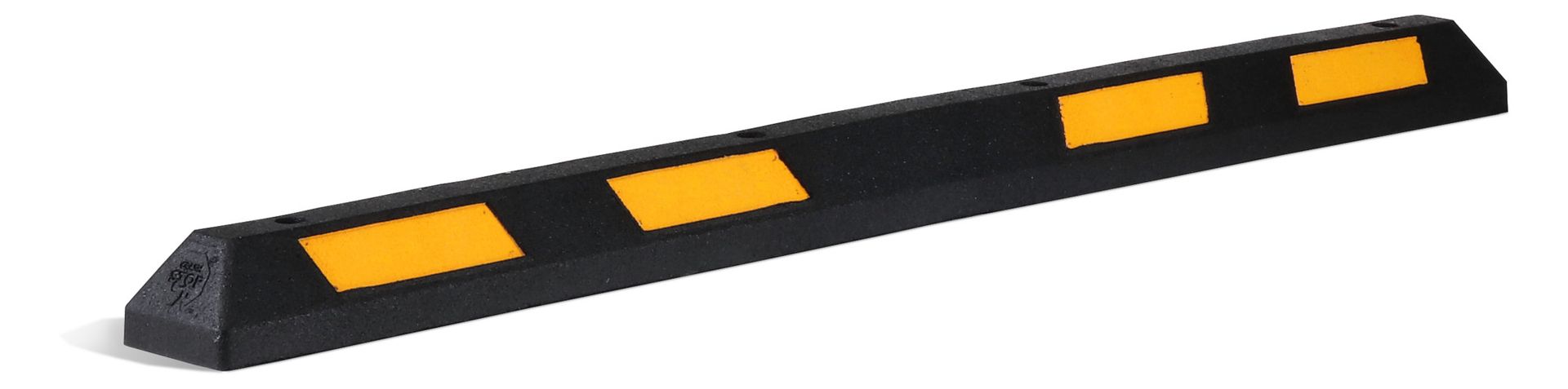 Parkplatzabgrenzung, schwarz/gelb
