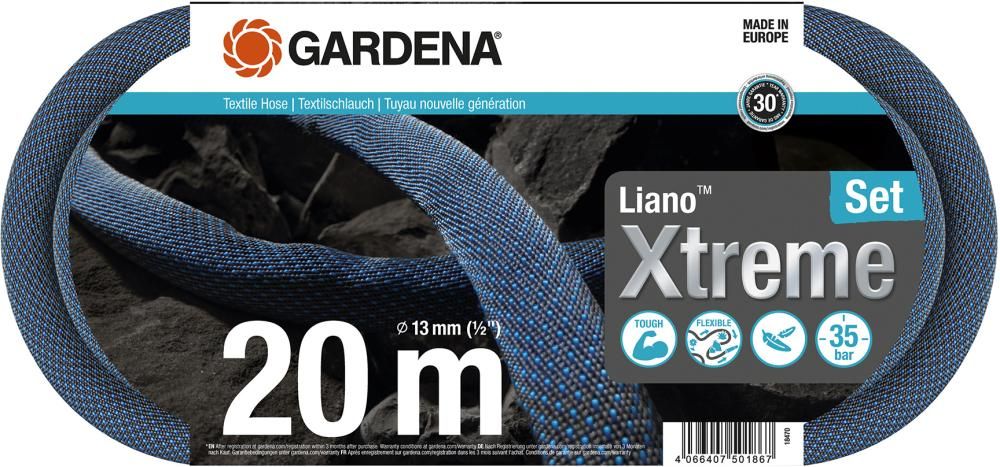 Textilschlauch Set Liano Xtreme 1/2" 25m