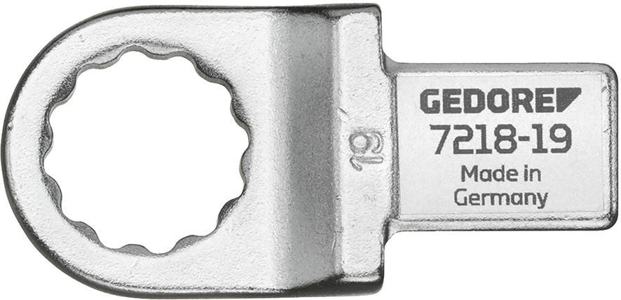 Einsteck-Ringschlüssel 17mm 14x18mm 4kt. Gedore