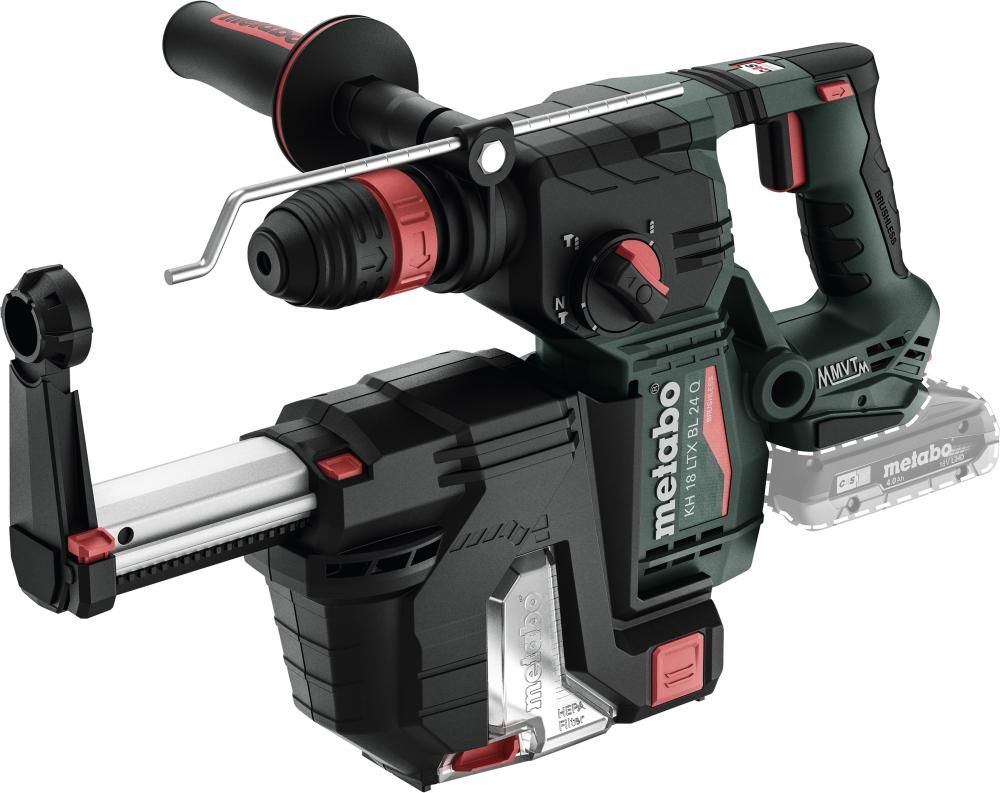 Akku-Kombihammer solo KH 8LTXBL24Q +Abs. Metaboohne Akku ohne Ladegerät metaBOX