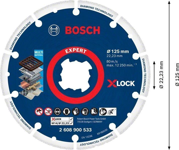 Bosch EXPERT Diamond Metal Wheel X-LOCK Trennscheibe