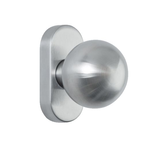 Topform Knopf auf Ovalrosette