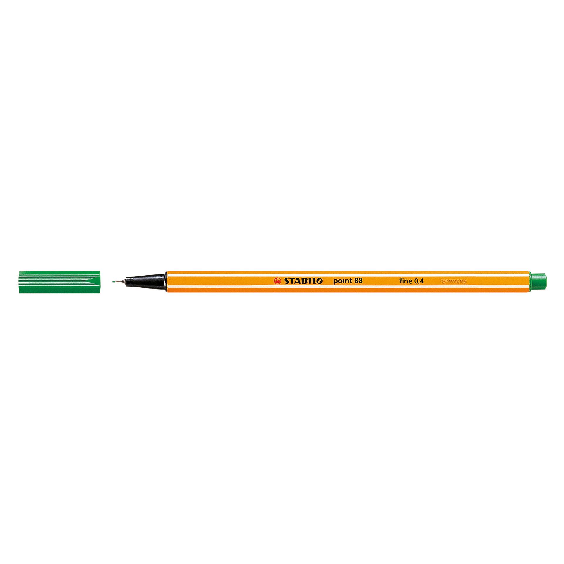 Fineliner point 88 0,4mm grün