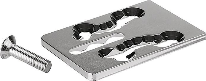 Adapterplatte 6878AE eckig AMF