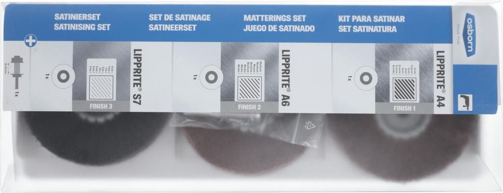 OSBORN Satinierset PROfI/Q-6 4-teilig
