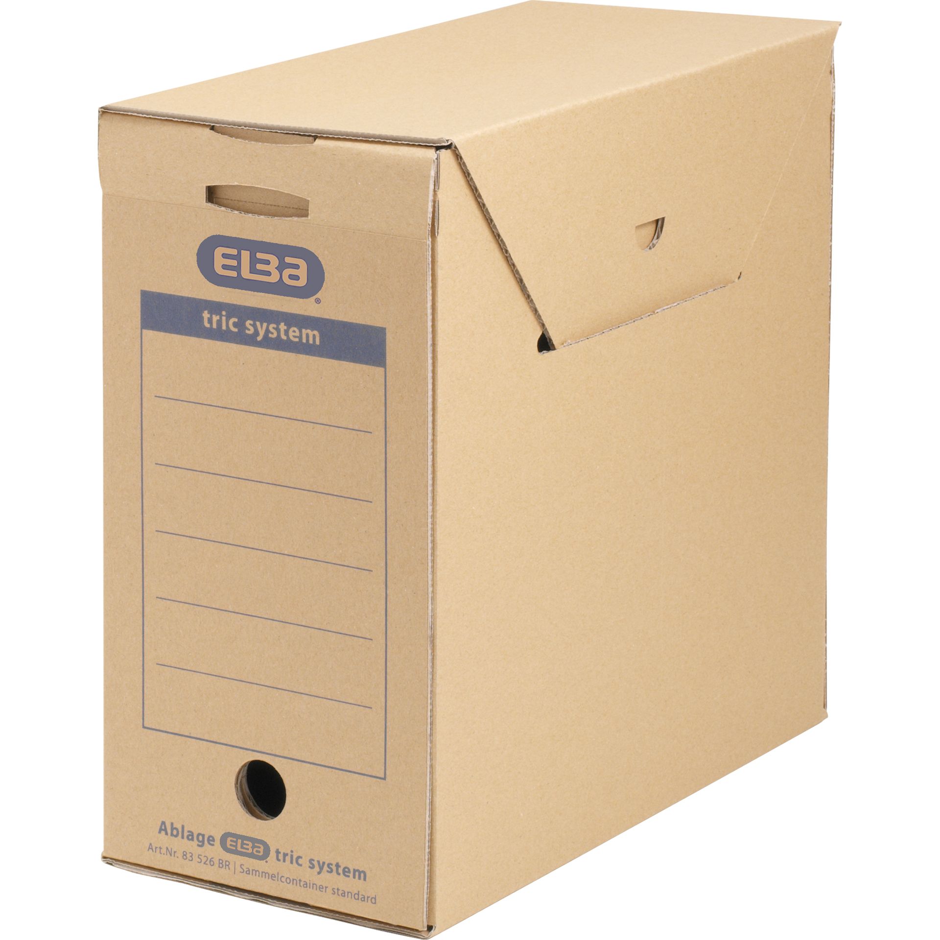 Archivbox tric system für DIN A4 naturbraun