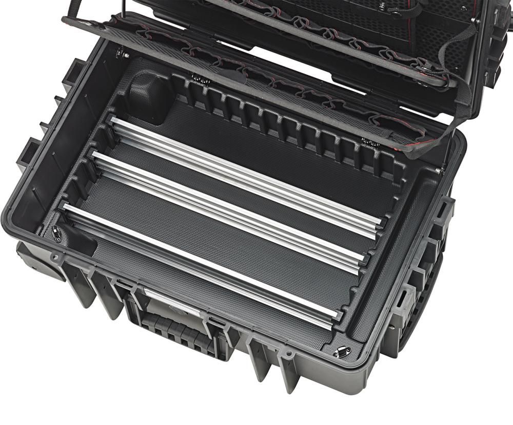 Werkzeugkoffer 539x359x225mm PP 43,5l mit Gasdruckfeder FORMAT