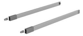 HETTICH ArciTech Längsreling Set 350 mm silber