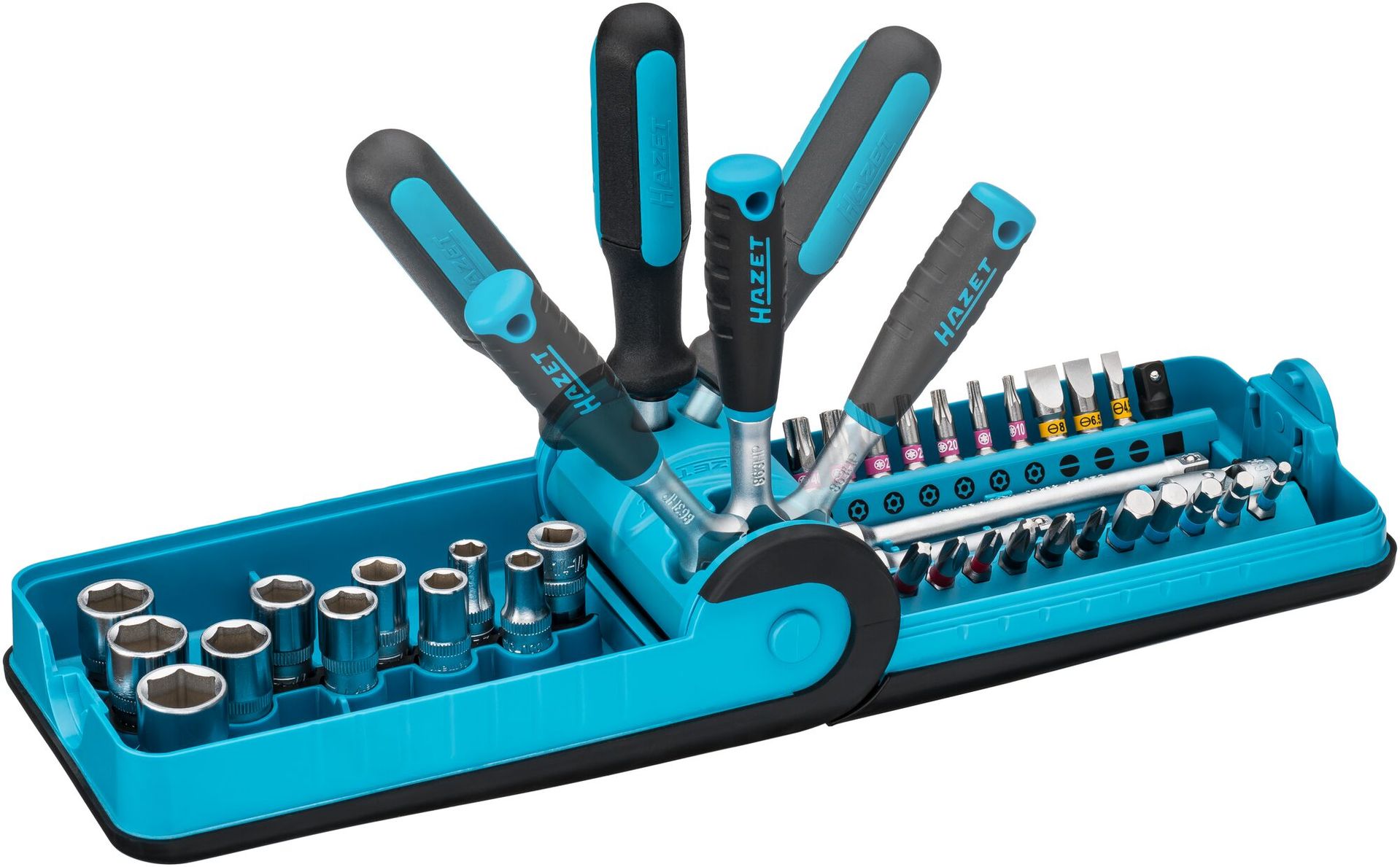 Steckschlüssel-Garnitur 1/4" 856-1HP 38-teilig Hazet