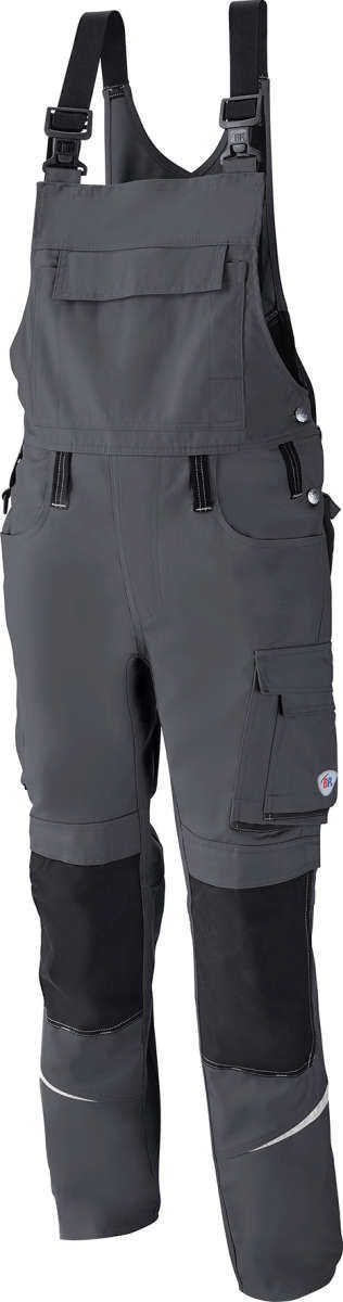 Latzhose 1804 720, Gr. 60,dunkelgrau/schwarz