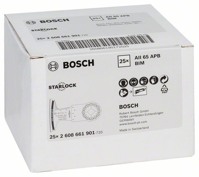 Bosch BIM Tauchsägeblatt AII 65 APB, Wood and