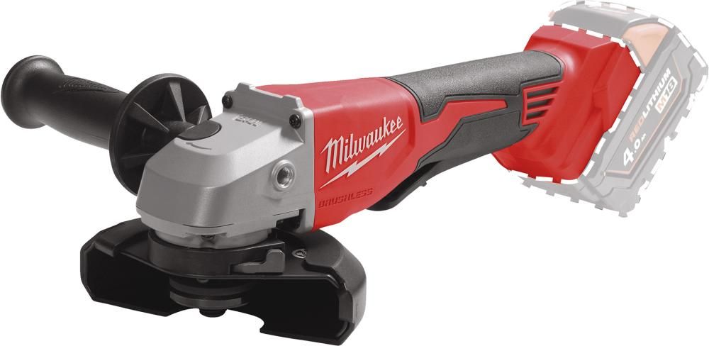 Akku-Winkelschleifer soloM18 BLSAG125XPD-0 Milwau ohne Akku ohne Ladegerät Karton