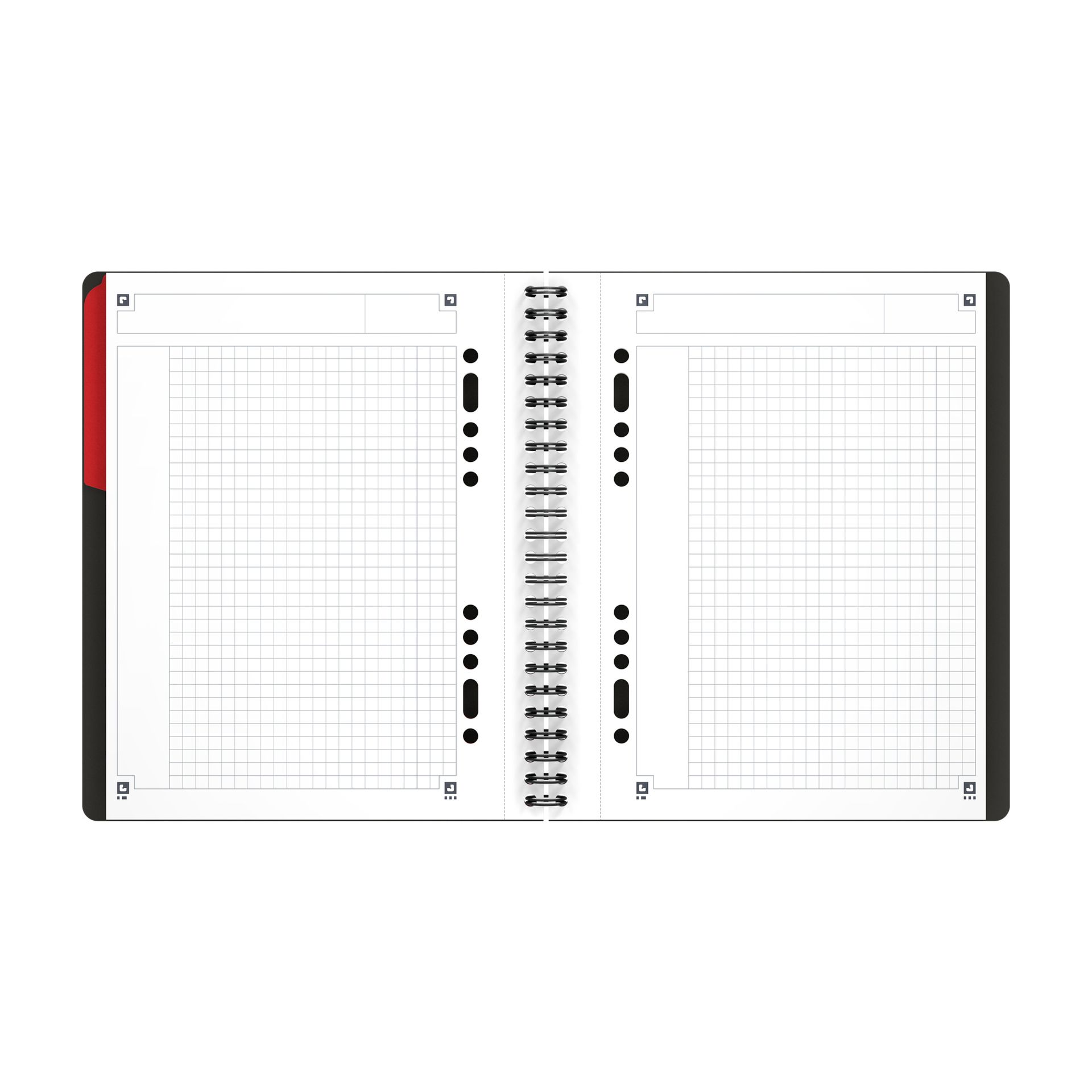 Collegeblock Activebook DIN A5+ kariert 80Bl.
