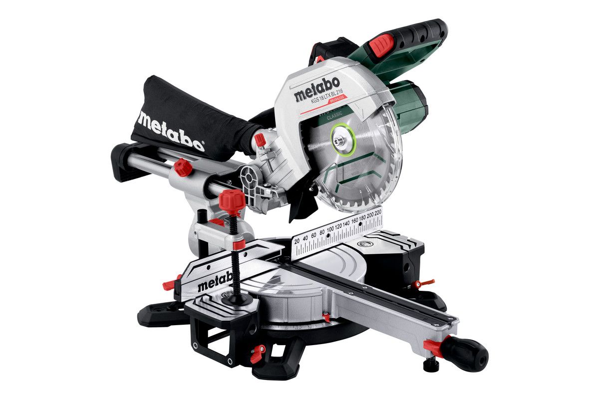 Akku-Kappsäge KGS 18 LTX BL 216 Metabo 1x18,0 V 4,0 Ah Ladegerät ASC 55 Karton