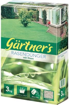 Rasendünger mit Eisen-II-Sulfat, 3 kg