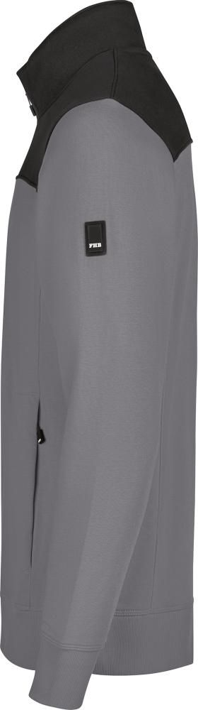Sweatshirt Rob, grau-schwarz, Gr. 2XL