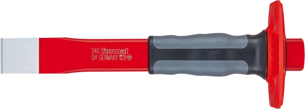 Schlitzmeißel mit Handschutz 240x26x7mm FORMAT