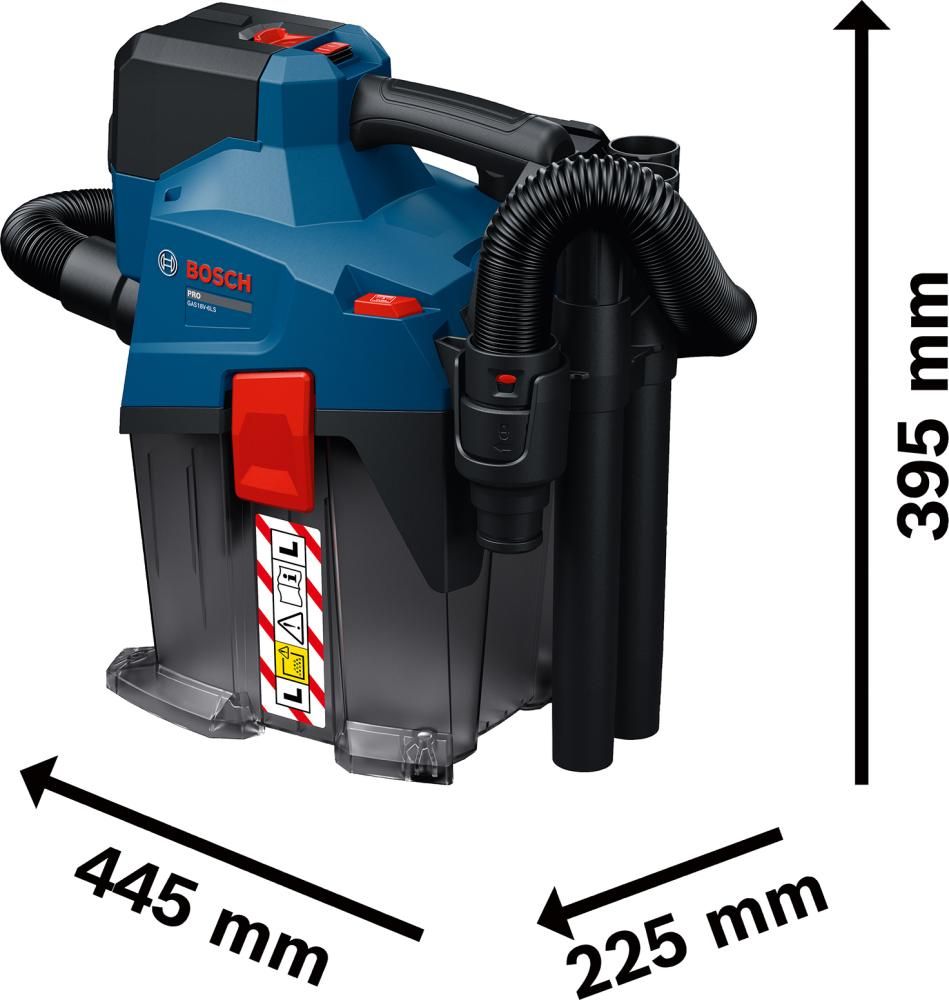 Akku-Sauger GAS18V-6LS ohne Akku ohne Ladegerät Karton