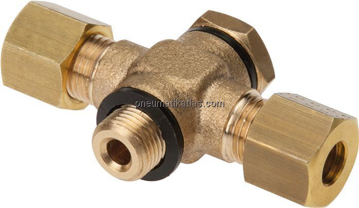 T-Klemmringverschraubung G 1/8"-4 (M8x1)mm, Messing