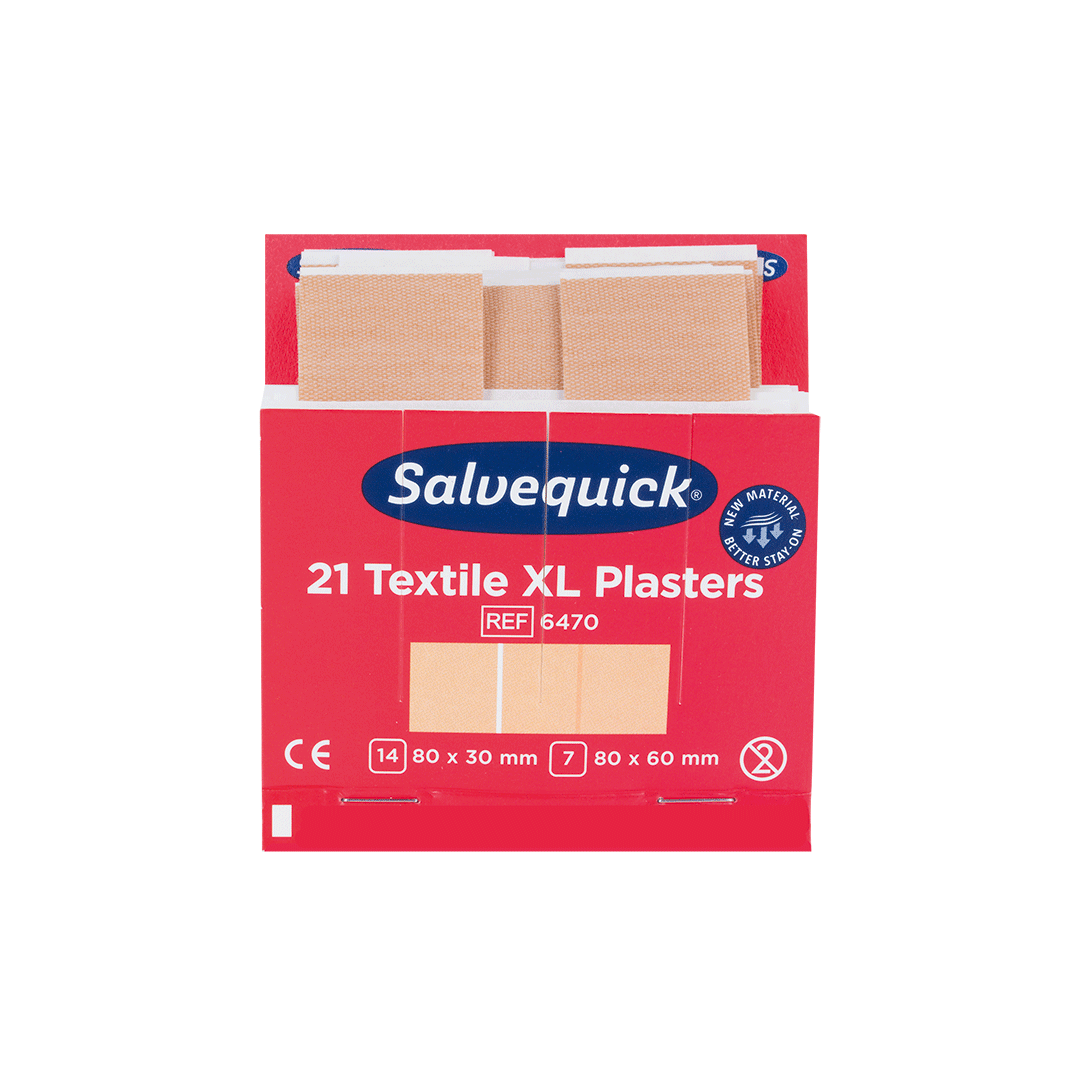 Salvequick Pflaster-Abschnitte elastisch 21 Stück, Refill 6470