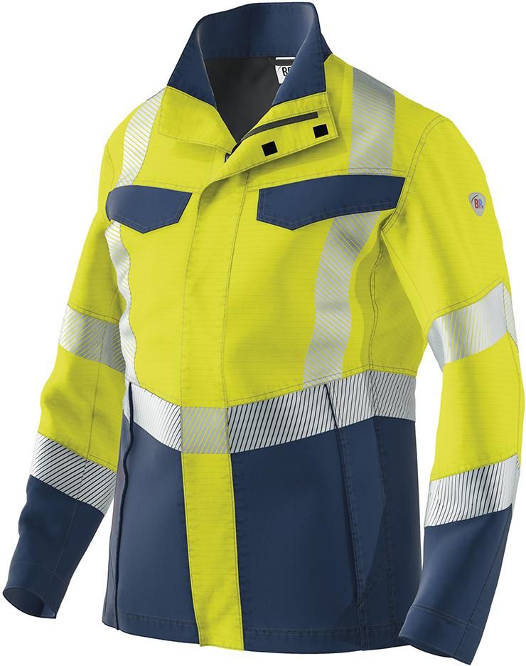 Arbeitsjacke 2208-590, warngelb/nachtblau, Gr.44/46n BP Multi Protect Plus