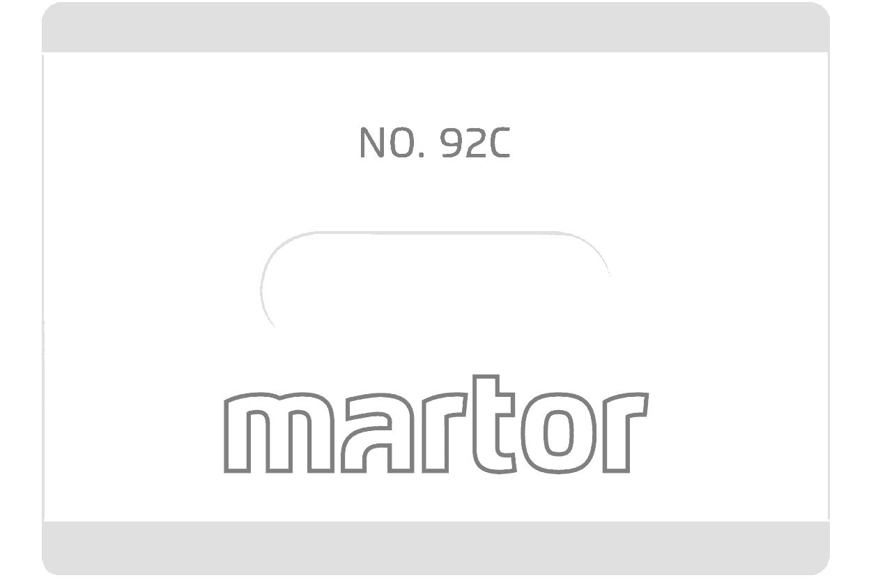 MARTOR Ersatzklinge KERAMIKKLINGE C 92C Breitschliff | 2 Stück