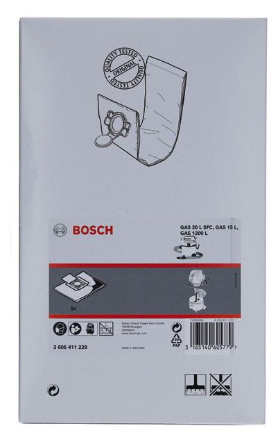 BOSCH Vliesfiltersack, (5 Stück)
