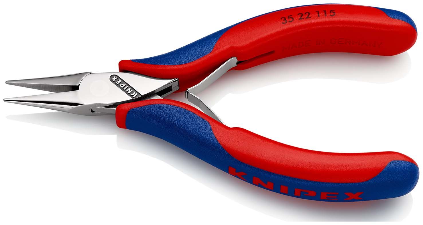 KNIPEX Elektronik-Greifzange mit durchgestecktem