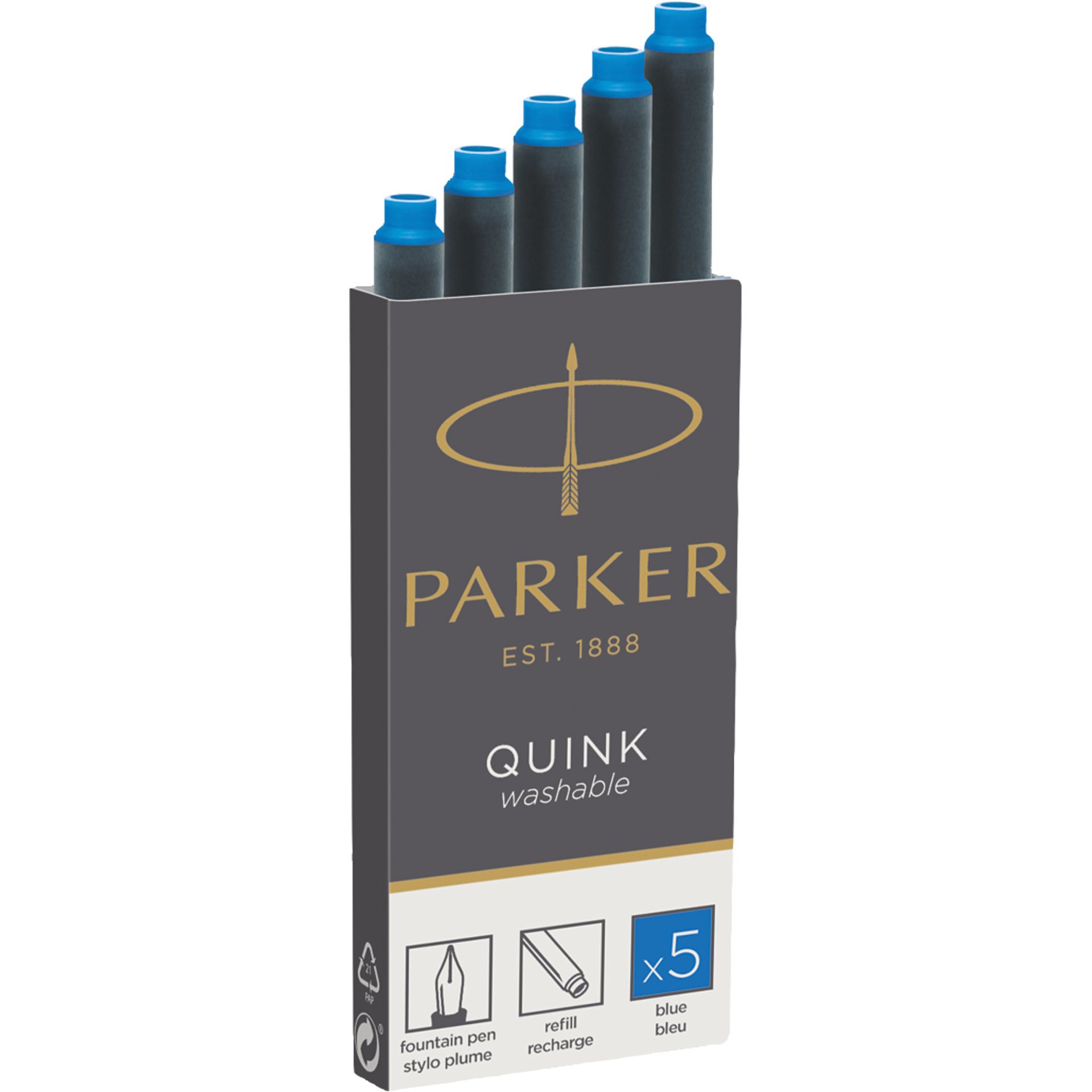 Tintenpatrone QUINK Königsbl 5 St./Pack.