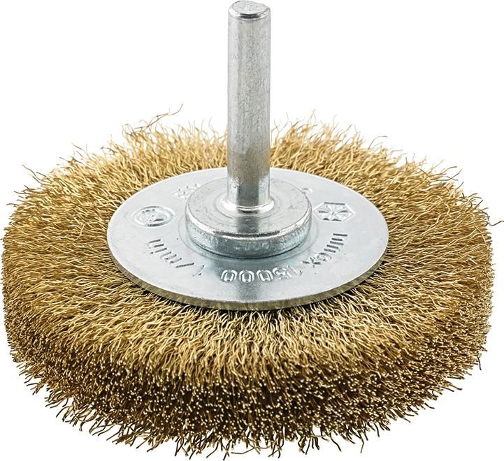 Rundbürste Messing gewellt 30x6x mm FORMAT
