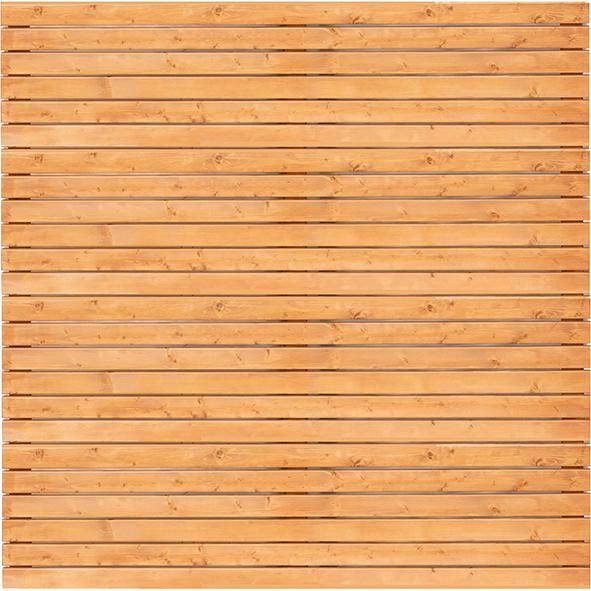 RHÖN-Serie 180 x 180cm, Lärche-Optik4-tlg. im Karton Steckzaunelement