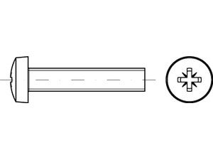 DIN 7985 A 2 M 2 x 16 -Z A 2 S