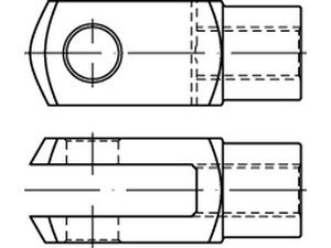 DIN 71752 Stahl G 10 x 20 galv. verzinkt gal Zn S