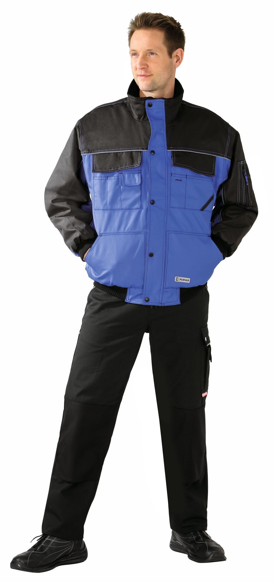 Planam Dust Blouson Outdoor royalblau/schwarz Gr. S