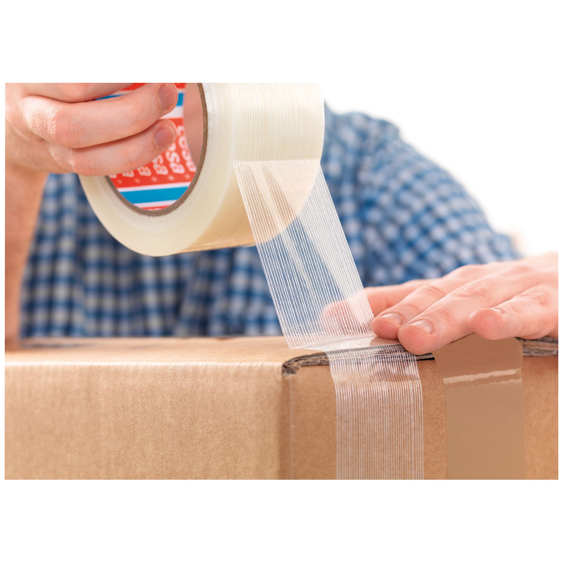 Monofilamentklebeband 50mx50mm transparent