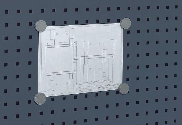 Magnethalter D35 mm für Lochplatten für Lochplatten bott