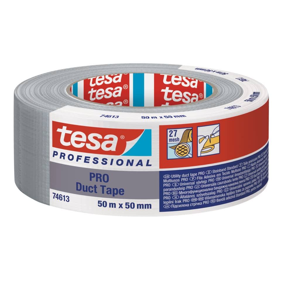 Tesa 74613 ECO PRO Gewebeband 50mx50mm, silber