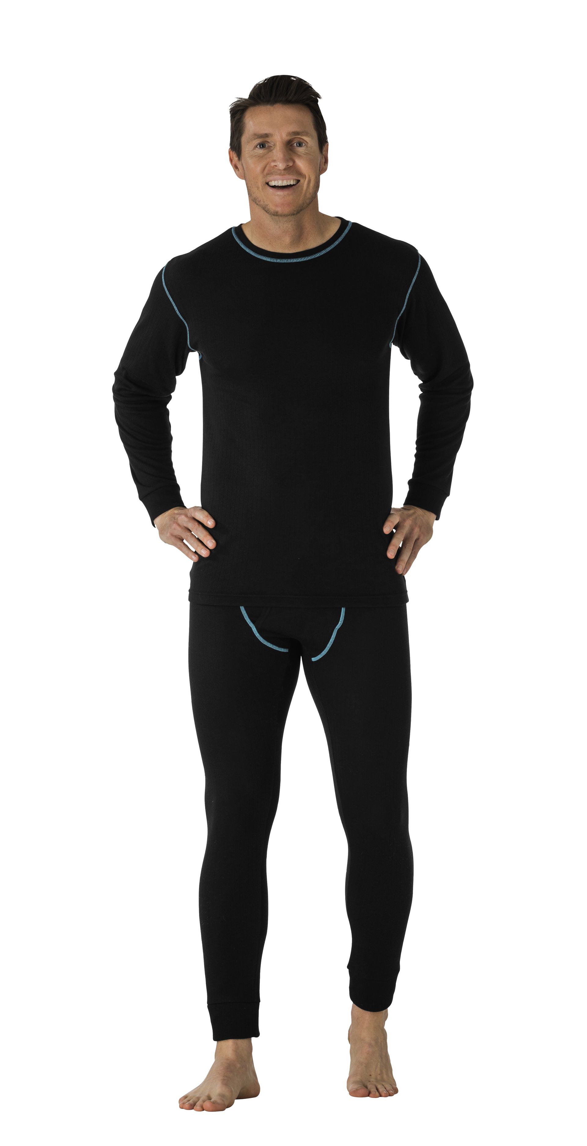 Planam Set 180 g/m² Funktionsunterwäsche schwarz Gr. S