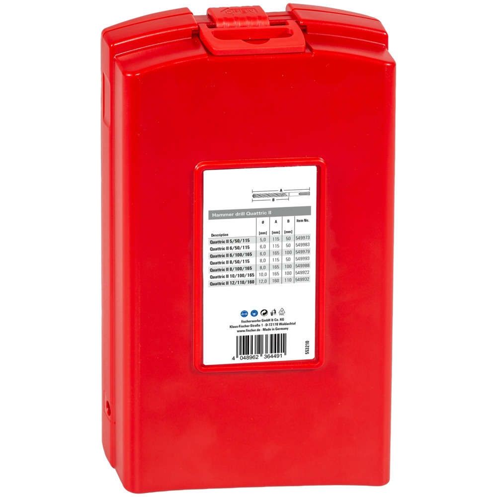 Bohrer SDS Plus Quattric II Set 5-12 (7)