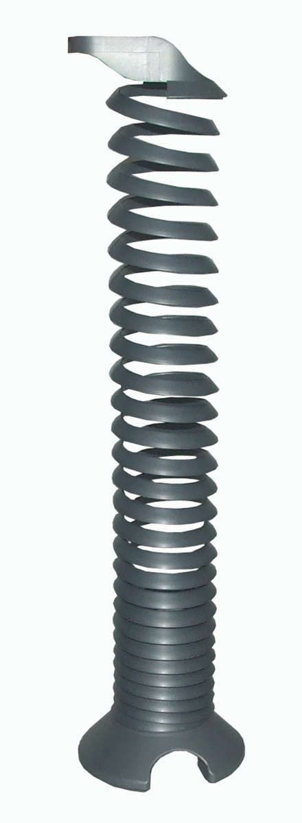 Kabelspirale, PVC, silbergrau RAL 9006